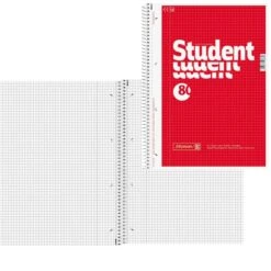 Brunnen Collegeblock Student 1067942, A4, Innenrand, 70 G/m², 80 Blatt, Kariert