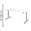 Hammerbacher Schreibtisch XMST 19, Weiß, Elektrisch Höhenverstellbar, 180 X 71-120 X 80cm 1 Hammerbacher Schreibtisch XMST 19, Weiß, Elektrisch Höhenverstellbar, 180 X 71-120 X 80cm -Geschäft Für Bürobedarf 02fc369dc98117dcc2d2da1fcc8a53e02e429bdf schreibtisch hammerbacher xmst 19 weiss