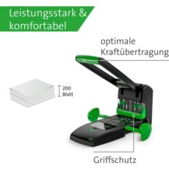 Novus Locher B 2200, Re+new, Schwarz, Registraturlocher, Stanzleistung Ca. 200 Blatt -Geschäft Für Bürobedarf 030237dbe5bd373faf671f531fe872a24530a83b locher novus b 2200 re plus new schwarz