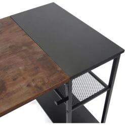 HJh-OFFICE Schreibtisch Workspace H I 830059, Mit 2 Regalfächern, Maße: 120 X 60cm, Braun -Geschäft Für Bürobedarf 04cd631237879299b1c1220b62cdb5556f34b0f8 schreibtisch hjh office workspace h i 830059