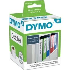 Dymo 99019 Etiketten Label S0722480 Rückenschilder -Geschäft Für Bürobedarf 087cd28db680e5ce372f150f398b1335526c8f7a dymo etiketten dymo 99019 s0722480 weiss