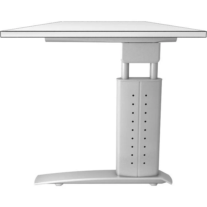 Hammerbacher Schreibtisch U-Serie, Verstellbar, 80 X 68-86 X 80cm, Lichtgrau / Weiß 5 Hammerbacher Schreibtisch U-Serie, Verstellbar, 80 X 68-86 X 80cm, Lichtgrau / Weiß – Bild 3