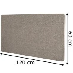 Luxor Tischtrennwand RCLM-BP-MG-120, Grau, Mit Schallschutz, 120 X 60cm -Geschäft Für Bürobedarf 0b67651510134f3640c84e029452bd493aaeca59 tischtrennwand luxor rclm bp mg 120 grau