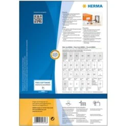 Herma Inkjet-Etiketten 4816, Special, Weiß, 97 X 42,3mm, Matt, 100 Blatt, 1200 Stück -Geschäft Für Bürobedarf 0d11f249a3b0f4e163ef3b1bd2e6e8a2b2525f9e inkjet etiketten herma 4816 special weiss