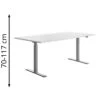 Topstar Schreibtisch E-Table, TTS18080GW, Elektrisch Höhenverst., 180 X 70-120 X 80cm, Weiß 2 Topstar Schreibtisch E-Table, TTS18080GW, Elektrisch Höhenverst., 180 X 70-120 X 80cm, Weiß -Geschäft Für Bürobedarf 1114f69c6c4758a8ff9737da6efbc901a1459065 schreibtisch topstar e table tts18080gw