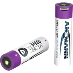 Ansmann Akkus 18650, 3400 MAh, 3,6 V, Li-Ion, Geschützt, Micro-USB-Anschluss 9 Ansmann Akkus 18650, 3400 MAh, 3,6 V, Li-Ion, Geschützt, Micro-USB-Anschluss -Geschäft Für Bürobedarf 11fc67abaf57bdc51abd75b2e844a4b279e5374a akkus ansmann 18650 3400 mah
