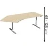Geramöbel Schreibtisch Elektro Flex, Ahorn, Elektrisch Verstellbar, 216,6 X 113cm, 135° Winkel 1 Geramöbel Schreibtisch Elektro Flex, Ahorn, Elektrisch Verstellbar, 216,6 X 113cm, 135° Winkel -Geschäft Für Bürobedarf 13b3df033537a25eca63da538278e6e6f48e42bd schreibtisch geramoebel elektro flex ahorn