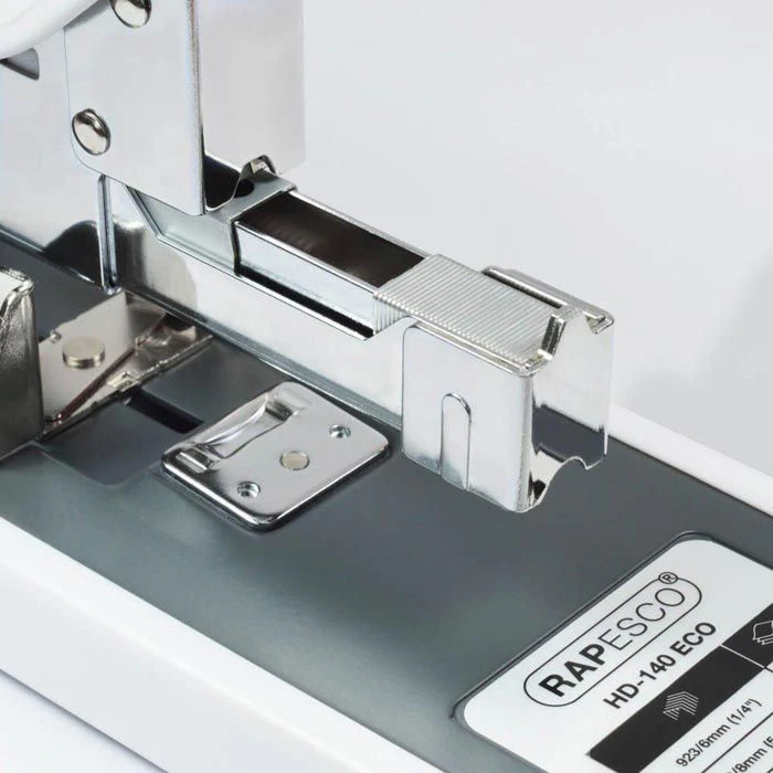 RAPESCO Heftgerät 1396 ECO HD-140, Blockhefter, Heftleistung 140 Blatt, Soft Weiß 4 RAPESCO Heftgerät 1396 ECO HD-140, Blockhefter, Heftleistung 140 Blatt, Soft Weiß – Bild 2