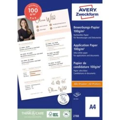 Zweckform 2788 Bewerbungspapier A4 Inkjet-Papier