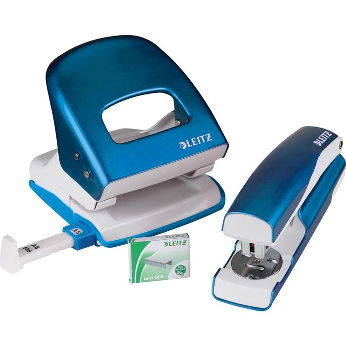 Leitz Heftgerät 5095-10-36, NeXXt WOW, Set, Heftleistung 30 Blatt, Blau Metallic, 3-teilig 3 Leitz Heftgerät 5095-10-36, NeXXt WOW, Set, Heftleistung 30 Blatt, Blau Metallic, 3-teilig