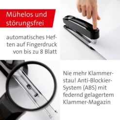 Novus B7 Automatic Heftgerät 30 Blatt Schwarz -Geschäft Für Bürobedarf 1b27f76070c0b7861ded4977f20bee6404ce3bb6 heftgeraet novus b7a automatic 020 1056