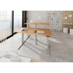 Hammerbacher Schreibtisch XDKB 19, Nussbaum, Elektrisch Höhenverstellbar, 180 X 64-129 X 80cm -Geschäft Für Bürobedarf 1caa6ff396725ee00ed64fedae80a4a3f2c91117 schreibtisch hammerbacher xdkb 19 nussbaum