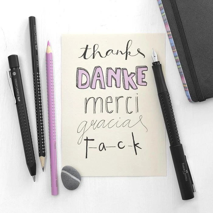 Faber-Castell Schreibset Grip 2011 Schwarz, Kugelschreiber & Füller, Etui Aus Metall 7 Faber-Castell Schreibset Grip 2011 Schwarz, Kugelschreiber & Füller, Etui Aus Metall – Bild 5