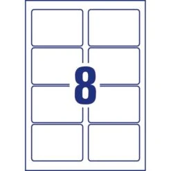 Zweckform Inkjet-Etiketten C6081-10, 88,9 X 63,5mm, Weiß Glänzend, 10 Blatt, 80 Stück -Geschäft Für Bürobedarf 1d4e06a3db998b36967a87e67063ce55ad6e9981 inkjet etiketten zweckform c6081 10