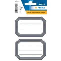 Herma Buchetiketten 5719 Vario, Liniert, 82 X 55mm, Mit Grauem Rand, 12 Etiketten -Geschäft Für Bürobedarf 1e60d6270faa57a2083384383b2410f3b7ff7e66 buchetiketten herma 5719 vario liniert