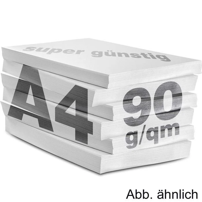 DataCopy Kopierpapier Everyday Printing, A4, 90g/qm, Hochweiß, 500 Blatt 4 DataCopy Kopierpapier Everyday Printing, A4, 90g/qm, Hochweiß, 500 Blatt – Bild 2