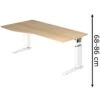 Hammerbacher Schreibtisch U-Serie, Freiform, Verstellbar, 180 X 68-86 X 100cm, Eiche / Weiß 2 Hammerbacher Schreibtisch U-Serie, Freiform, Verstellbar, 180 X 68-86 X 100cm, Eiche / Weiß -Geschäft Für Bürobedarf 2107fc6729262c6e003c49467f59ea53be6fb8b9 schreibtisch hammerbacher u serie freiform