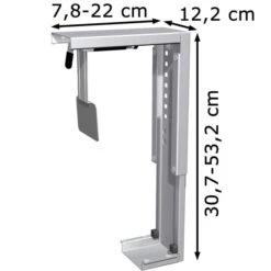 PC-Halterung Geramöbel Zum Unterbau Für Schreibtische, Silber 7 PC-Halterung Geramöbel Zum Unterbau Für Schreibtische, Silber -Geschäft Für Bürobedarf 216c942e917d521fd31f17dc1be8a1048ad2d7d0 pc halterung geramoebel