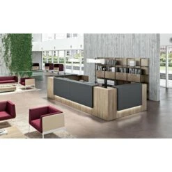 Quadrifoglio Empfangstheke Z2C73, Anthrazit / Weiß, 166 X 113 X 88cm, Rezeption, Lackierte Elemente -Geschäft Für Bürobedarf 21c662da53c16d975be0f7721cff2e5f956d0972 empfangstheke quadrifoglio z2c73 anthrazit weiss