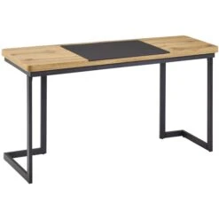 Wohnling Schreibtisch WL6.319, Braun, Maße: 140 X 76cm