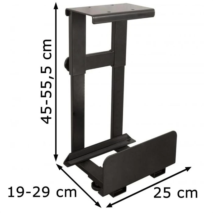 Luxor PC-Halterung SUD-CPU-B, Zum Unterbau Für Schreibtische, Schwarz 5 Luxor PC-Halterung SUD-CPU-B, Zum Unterbau Für Schreibtische, Schwarz – Bild 3