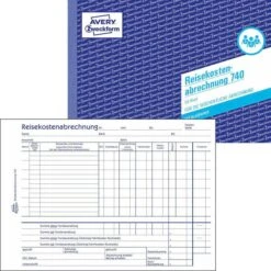 Avery Zweckform 740 Reisekostenabrechnungen A5