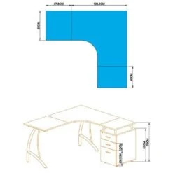 HJh-OFFICE Schreibtisch Castor, 673420, Nussbaum, Mit Standcontainer, 151,2 X 143,4cm, L-Form 8 HJh-OFFICE Schreibtisch Castor, 673420, Nussbaum, Mit Standcontainer, 151,2 X 143,4cm, L-Form -Geschäft Für Bürobedarf 2f096f1230c4f5f839af7653b66d382f39150502 schreibtisch hjh office castor 673420 nussbaum