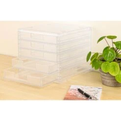 Styro Schubladenbox 275-8419.222, Lightbox, A4, Kunststoff, 5 Fächer, Transparent -Geschäft Für Bürobedarf 2f2abb739e494fbd926ae8c75bfdba90f460e171 schubladenbox styro 275 8419.222 lightbox a4