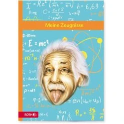 Roth Zeugnismappe 88599, Mit Design, A4, Einstein, 10 Hüllen