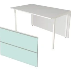 Kerkmann Empfangstheke Atlantis, Weiß / Weiß, 410 X 110 X 92cm, Mit Anbautisch -Geschäft Für Bürobedarf 34ed1508088996a5ed76f1b6ca7596aa991b64f5 empfangstheke kerkmann atlantis