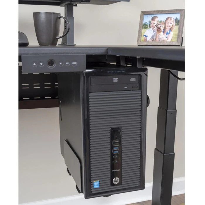 Luxor PC-Halterung SUD-CPU-B, Zum Unterbau Für Schreibtische, Schwarz 6 Luxor PC-Halterung SUD-CPU-B, Zum Unterbau Für Schreibtische, Schwarz – Bild 4