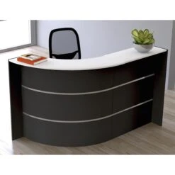 Kerkmann Empfangstheke Bari 3575, Anthrazit / Weiß, 175 X 112 X 95cm, Kompakttheke -Geschäft Für Bürobedarf 3a33cf3e268fb149a64ddaecc71cc32b938cc48b empfangstheke kerkmann bari 3575