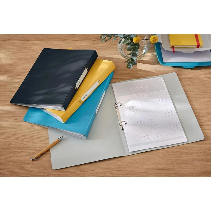 Leitz Ringbuch 4238-00-89, Cosy, A4, 2 Ringe, Ring-Ø 25mm, Grau 6 Leitz Ringbuch 4238-00-89, Cosy, A4, 2 Ringe, Ring-Ø 25mm, Grau – Bild 4