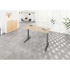 Hammerbacher Schreibtisch XMKA 19, Eiche, Elektrisch Höhenverstellbar, 180 X 70-120 X 80cm 11 Hammerbacher Schreibtisch XMKA 19, Eiche, Elektrisch Höhenverstellbar, 180 X 70-120 X 80cm -Geschäft Für Bürobedarf 3db3c11e0bfa67994a090dcb7d67e32633cd7d03 schreibtisch hammerbacher xmka 19 eiche