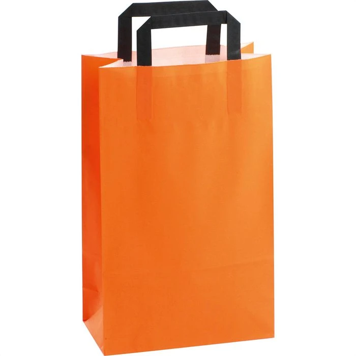 VP Tragetaschen Orange, 22 X 36cm, Papiertüten Mit Henkel, 50 Stück 3 VP Tragetaschen Orange, 22 X 36cm, Papiertüten Mit Henkel, 50 Stück