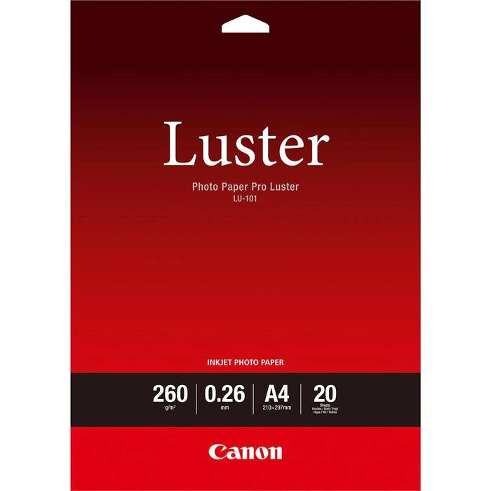 Canon® Canon LU-101 Pro Luster A4 6211B006 Fotopapier 3 Canon® Canon LU-101 Pro Luster A4 6211B006 Fotopapier