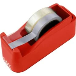 Sax Klebefilmabroller Tape It Easy 0-729-01, Rot, Tischabroller Für Kleberollen 50mm X 66m -Geschäft Für Bürobedarf 4746fd5a06bdd775da10a885c0c75b42641b0547 klebefilmabroller sax tape it easy 0 729 01 rot