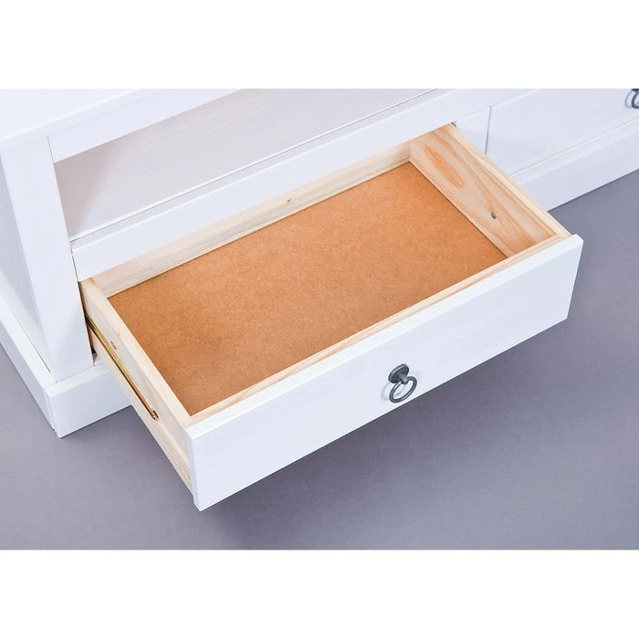 Inter-Link Lowboard 20901530, Weiß, 118 X 45cm, Mit Schubfächern, Stehend 9 Inter-Link Lowboard 20901530, Weiß, 118 X 45cm, Mit Schubfächern, Stehend – Bild 7