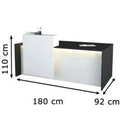 Kerkmann Empfangstheke Palermo, 3417, Anthrazit / Weiß, 180 X 110 X 92cm, Rezeption 8 Kerkmann Empfangstheke Palermo, 3417, Anthrazit / Weiß, 180 X 110 X 92cm, Rezeption -Geschäft Für Bürobedarf 4dce5c5d79008bf6b6b016f48c13e59624d192cf empfangstheke kerkmann palermo 3417