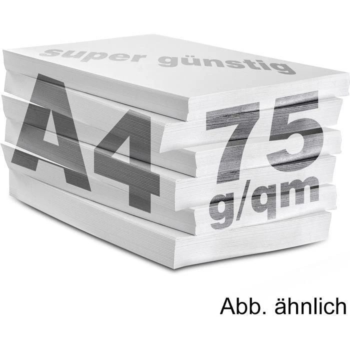 Discovery Kopierpapier 83429A75, A4, 75g/qm, Hochweiß, 2-fach Gelocht, 500 Blatt 4 Discovery Kopierpapier 83429A75, A4, 75g/qm, Hochweiß, 2-fach Gelocht, 500 Blatt – Bild 2