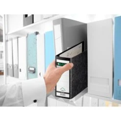 Leitz 1076-00-00 Ordner, A5 Quer, Breit, Hartpappe, Schwarz -Geschäft Für Bürobedarf 4ff2cd61bf0d874ddbcb6a15cd375583487b7b5e ordner leitz 1076 karton a5 quer 8cm