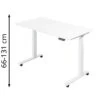 Luxor Schreibtisch SUD-E-W-160, Weiß, Elektrisch Höhenverstellbar, 160 X 66-131 X 80cm 2 Luxor Schreibtisch SUD-E-W-160, Weiß, Elektrisch Höhenverstellbar, 160 X 66-131 X 80cm -Geschäft Für Bürobedarf 5655e765728182d3bfa14a4ea42eaf38333efed8 schreibtisch luxor sud e w 160 weiss