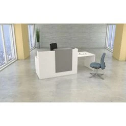 Kerkmann Empfangstheke Sydney, 3534, Weiß, 250 X 110 X 80cm, Mit Anbautisch -Geschäft Für Bürobedarf 57dad2896e624840be6646c412223d0077f3bbc8 empfangstheke kerkmann sydney 3534