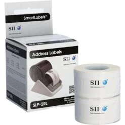 Seiko-Instruments Seiko-Etiketten SLP-2RL, Weiß, 28 X 89mm, 130 Adress-Etiketten, 2 Rollen