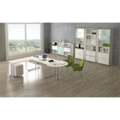 Kerkmann Schreibtisch Artline 7682, Weiß, Höhenverstellbar, 200 X 68-82 X 200cm, L-Form -Geschäft Für Bürobedarf 5c3311137fe6f7b8caa4c42887575b462220f6c8 schreibtisch kerkmann artline 7682 weiss