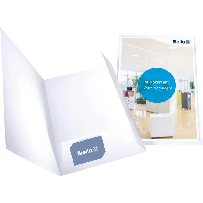Biella Pearl 1 Präsentationsmappe A4 Karton Weiß 3 Biella Pearl 1 Präsentationsmappe A4 Karton Weiß