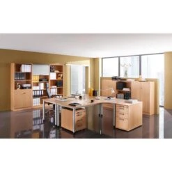 Hammerbacher Schreibtisch H-Serie, Buche, Höhenverstellbar, 80 X 68,5-81 X 80cm 7 Hammerbacher Schreibtisch H-Serie, Buche, Höhenverstellbar, 80 X 68,5-81 X 80cm -Geschäft Für Bürobedarf 5ce80f3fb644482187691d774afe99a89406db4f schreibtisch hammerbacher h serie buche