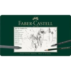 Faber-Castell Pitt Graphite-Set, 112974, 26-teiliges Zeichenset, Inklusive Zubehör -Geschäft Für Bürobedarf 5dc9a456eaa6867cc1e7ca0426925e925e254f70 graphite set faber castell pitt 112974 26 teilig
