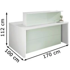 Kerkmann Empfangstheke Verona, 3535, Weiß, 170 X 112 X 100cm, Kompakttheke -Geschäft Für Bürobedarf 61d6be5dfc51fb1aca113de8ea366845829e4222 empfangstheke kerkmann verona 3535