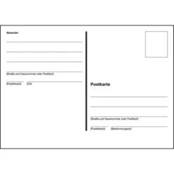 Sigel Postkarten PS600, A6 Quer, Vorgedruckt, Weiß, 100 Stück -Geschäft Für Bürobedarf 64420cd08c98e33b9bb223adf3685f556bdad9d1 postkarten sigel ps600 a6 quer